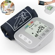 Mericonn Upper Arm Blood Pressure Monitor, Heart Rate Monitor Machine, Voice Broadcasting for Home Use